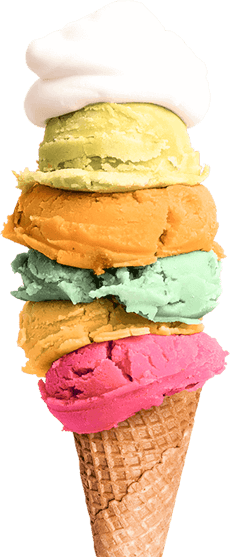 flavoured con icecream